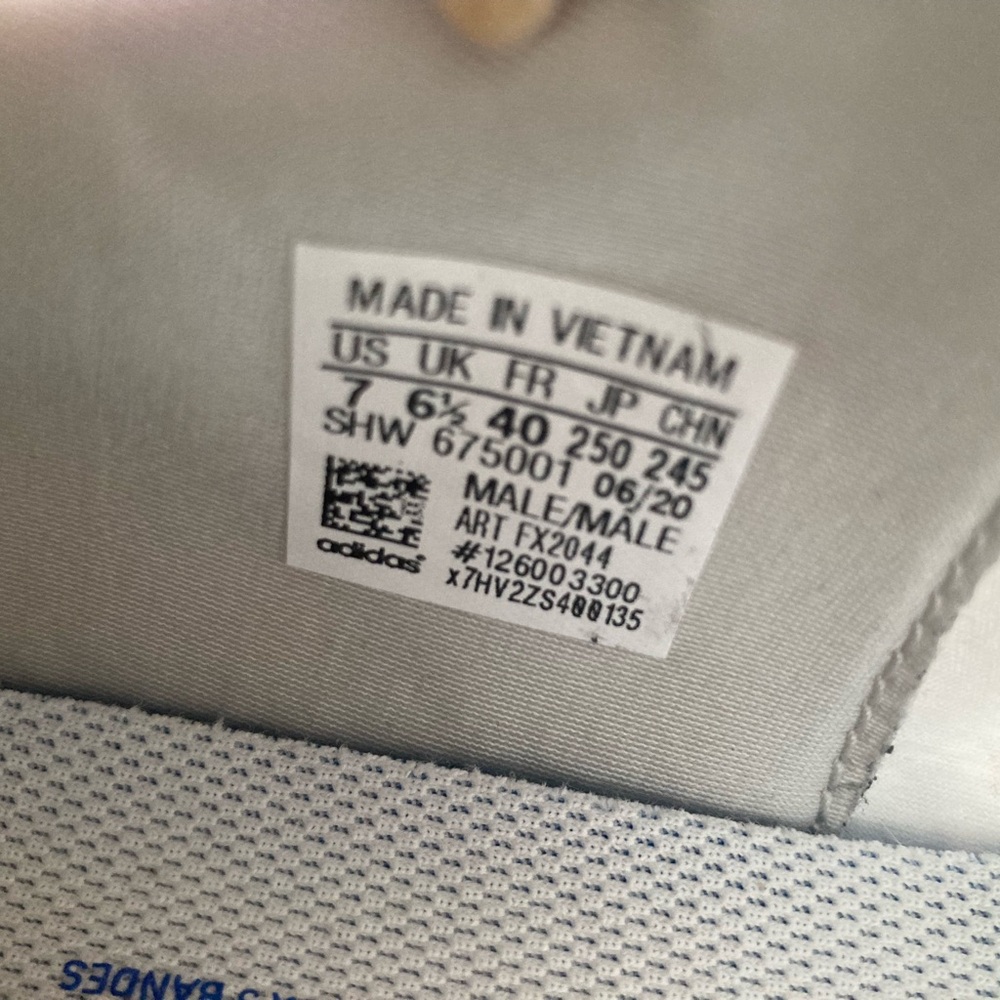 Adidas ZX 2K Boost White Red Blue Sneakers - Picture 8 of 10